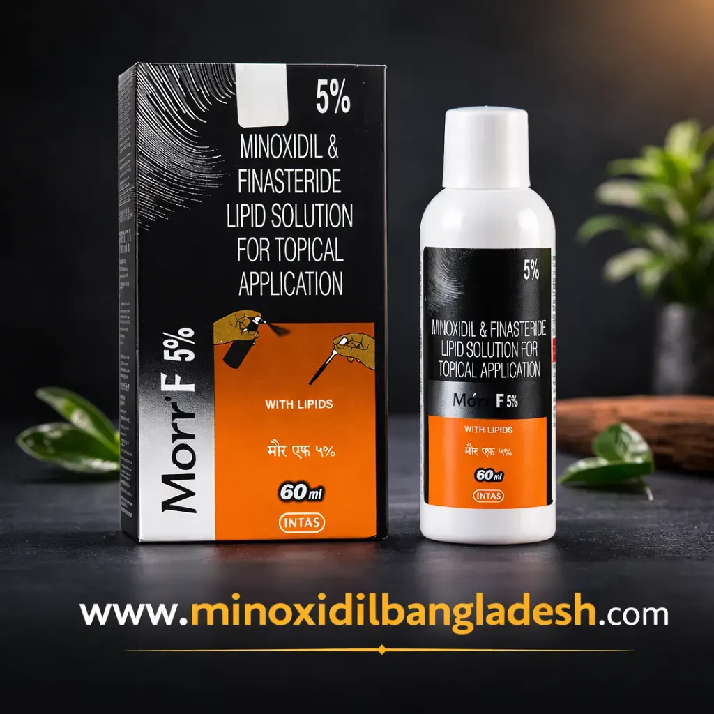 Morr F 5% Minoxidil & Finasteride Topical Solution 60ml