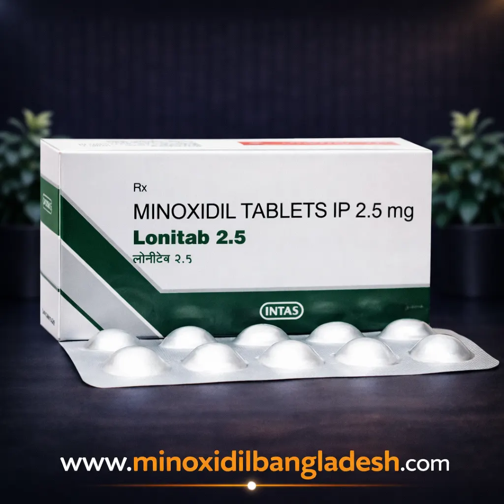 Lonitab Minoxidil  Tablets IP 2.5 Mg