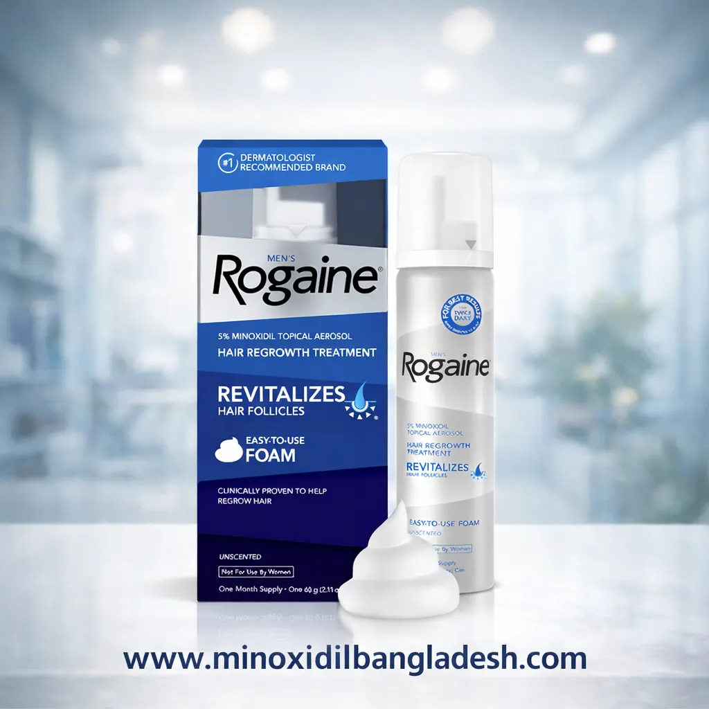 Men’s Rogaine 5% Minoxidil for Men Foam