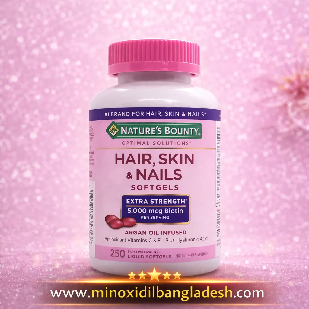 Nature's Bounty Hair Skin and Nails 5000 mcg of Biotin - 250 Coated Tablets Extra Strength