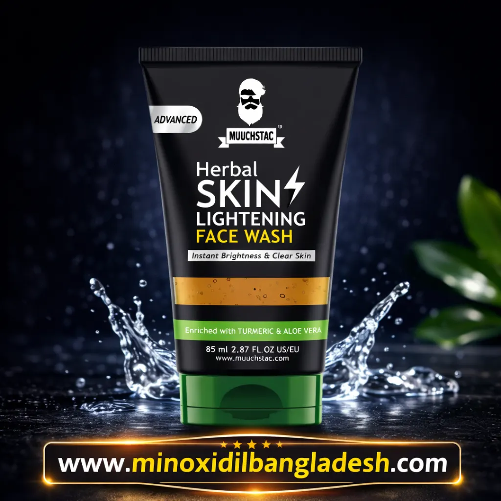 Muuchstac Herbal Skin Lightening Haldi Enriched Face Wash-80 ML