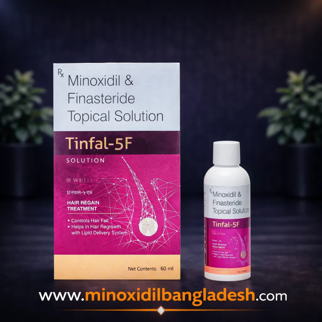Tinfal 5F Minoxidil & Finasteride Topical Solution 60ml
