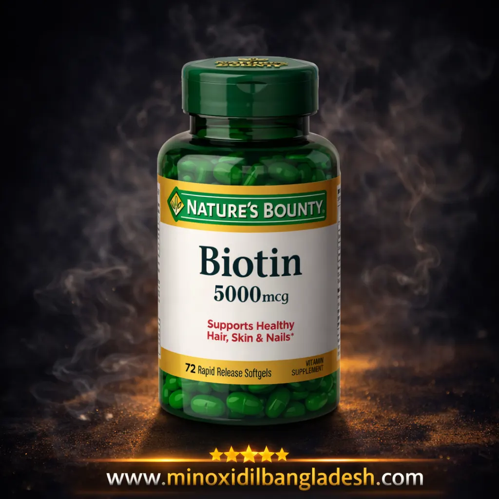 Nature's Bounty Biotin 5000mcg 72 Capsules Supports Healthy Hair Skin Nails