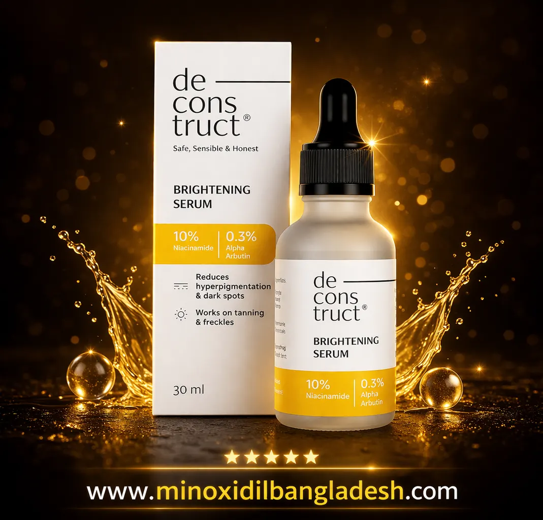 Deconstruct 10% Niacinamide + 0.3% Alpha Arbutin Brightening Serum for Pigmentation & Dark Spots