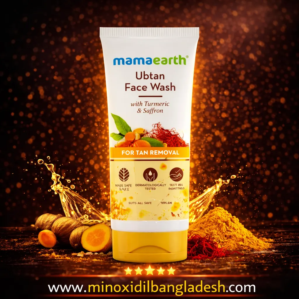 Mamaearth Ubtan Face Wash with Turmeric and Saffron for Tan Removal 100ml