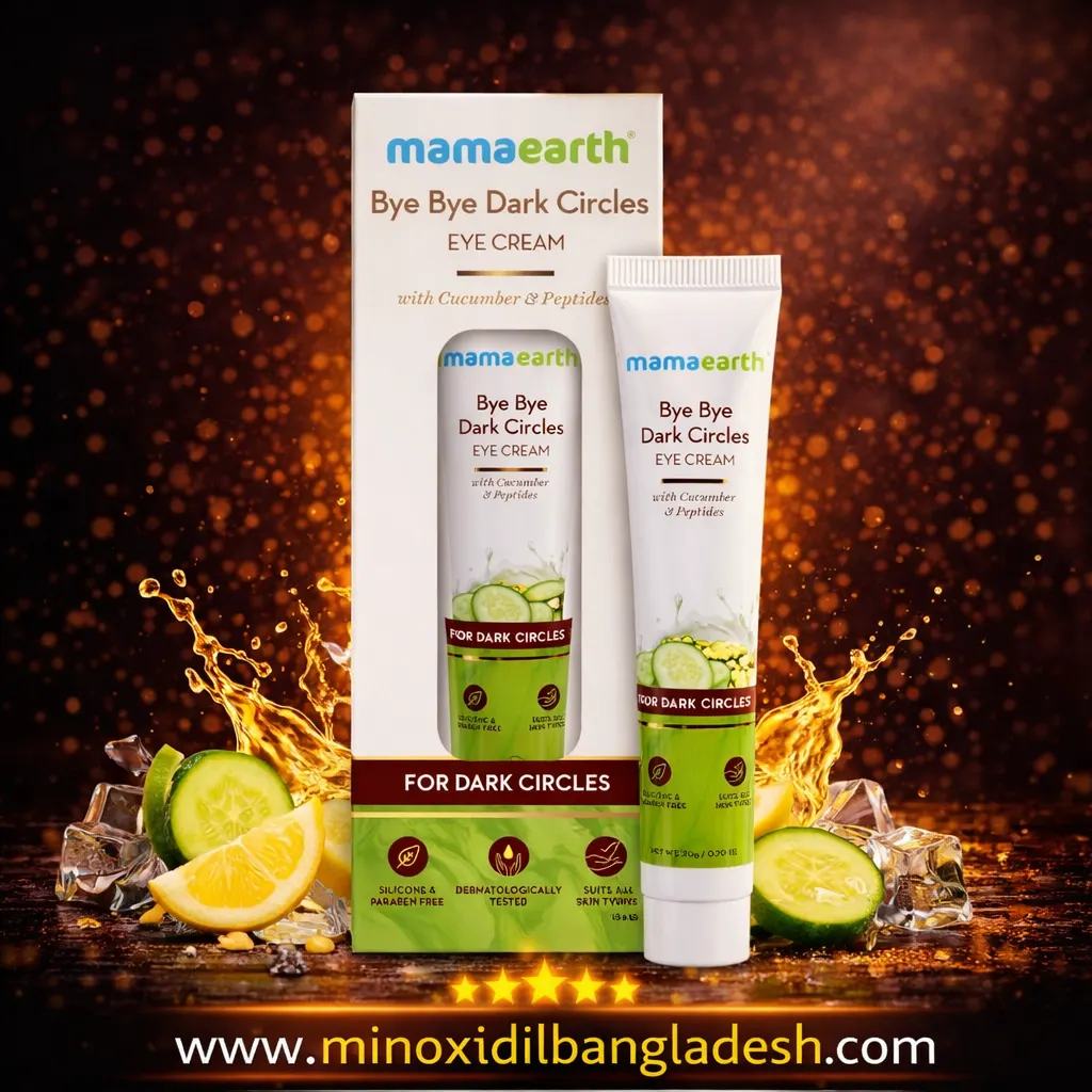 Mamaearth Bye Bye Dark Circles Eye Cream with Cucumber & Peptide