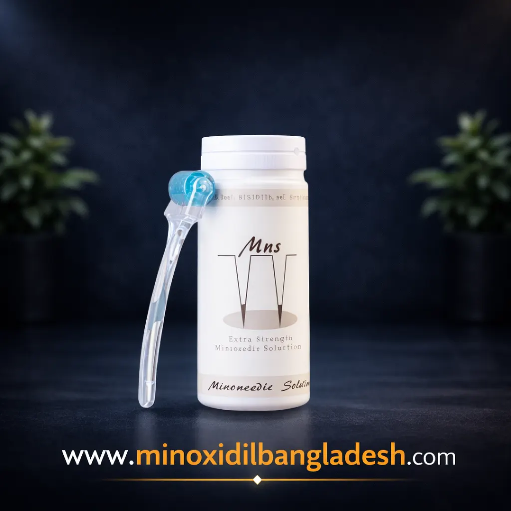 MNS Derma Roller 192 Titanium Needles – Collagen Boost & Scar Reduction Tool Bangladesh