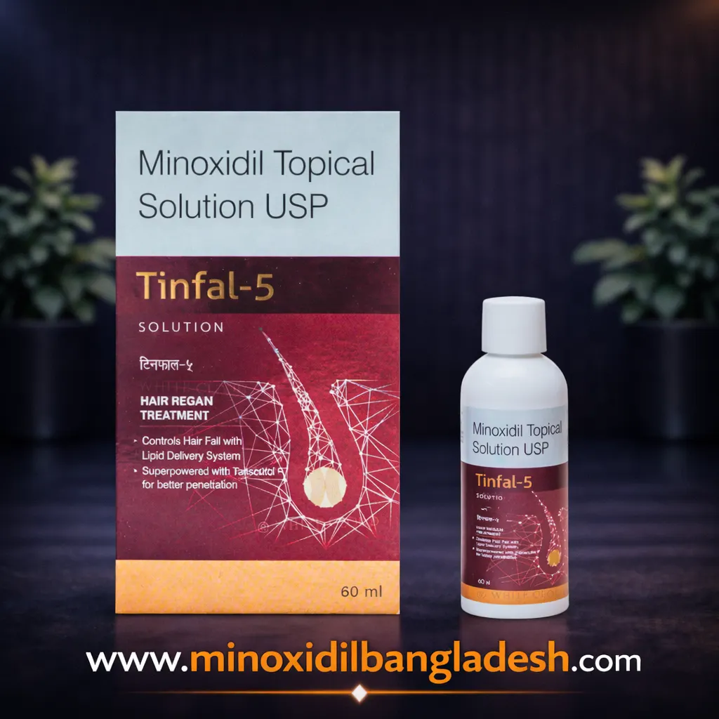 Tinfal 5 Minoxidil Topical Solution USP 60ml