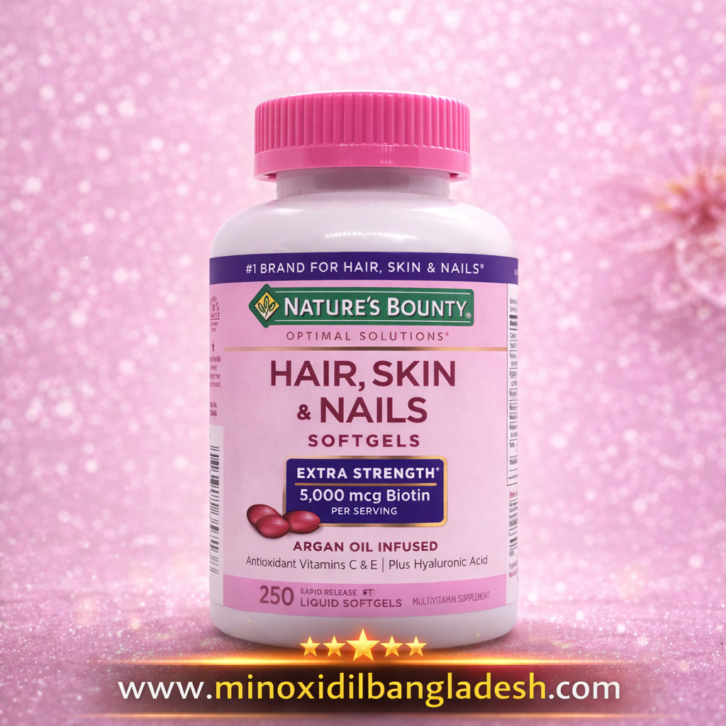 Nature's Bounty Hair Skin and Nails 5000 mcg of Biotin - 250 Coated Tablets Extra Strength